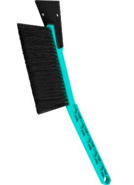 Щетка для снега Techno, съемный скребок 45cm digital green